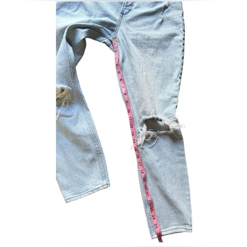Abercrombie & Fitch The Skinny High Rise Curve Love Distressed Jeans Size 27 4 L - Picture 12 of 16